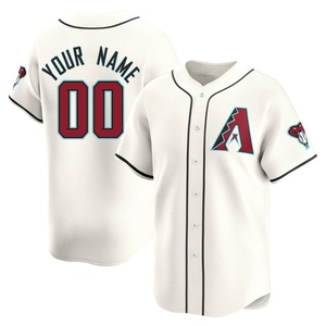 Men's Arizona Diamondbacks Custom Limited White Home Jersey