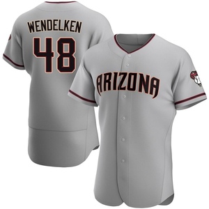 Men's Arizona Diamondbacks J.B. Wendelken Authentic Gray Road Jersey